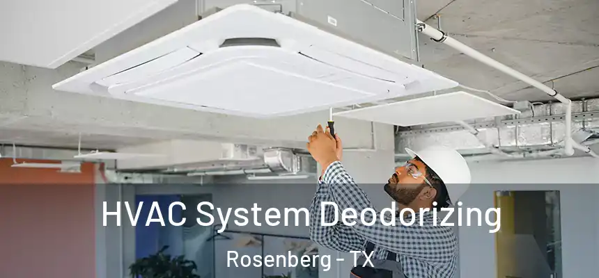 HVAC System Deodorizing Rosenberg - TX